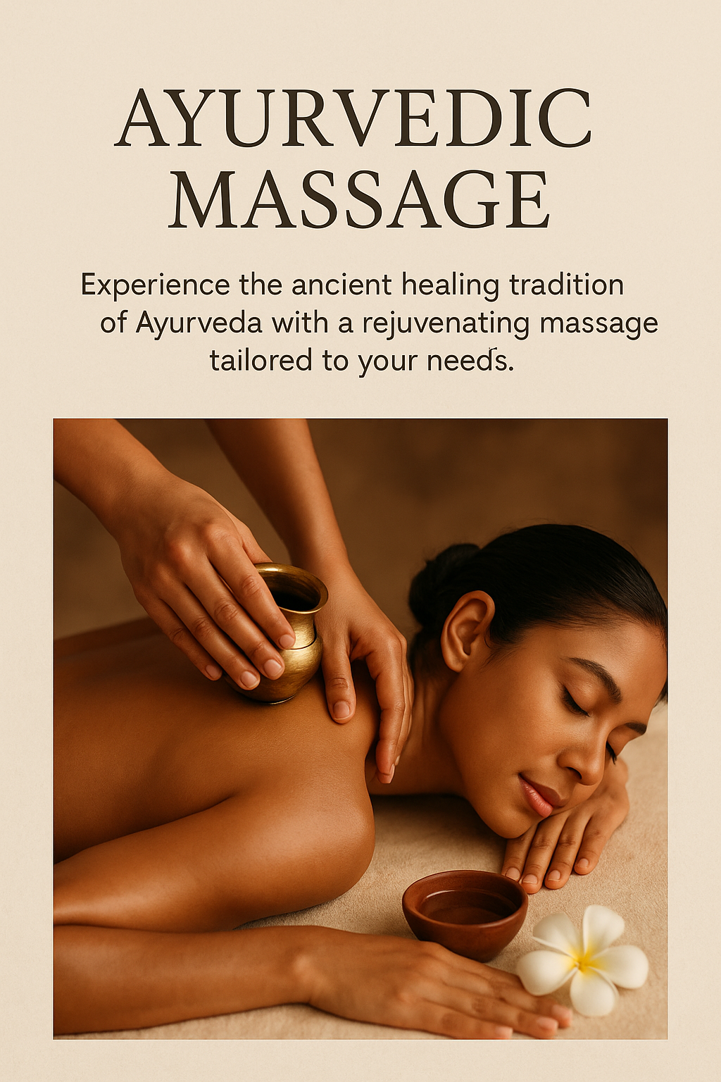 Herbal oils warmed and infused with healing herbs, chosen based on your body type and health condition.