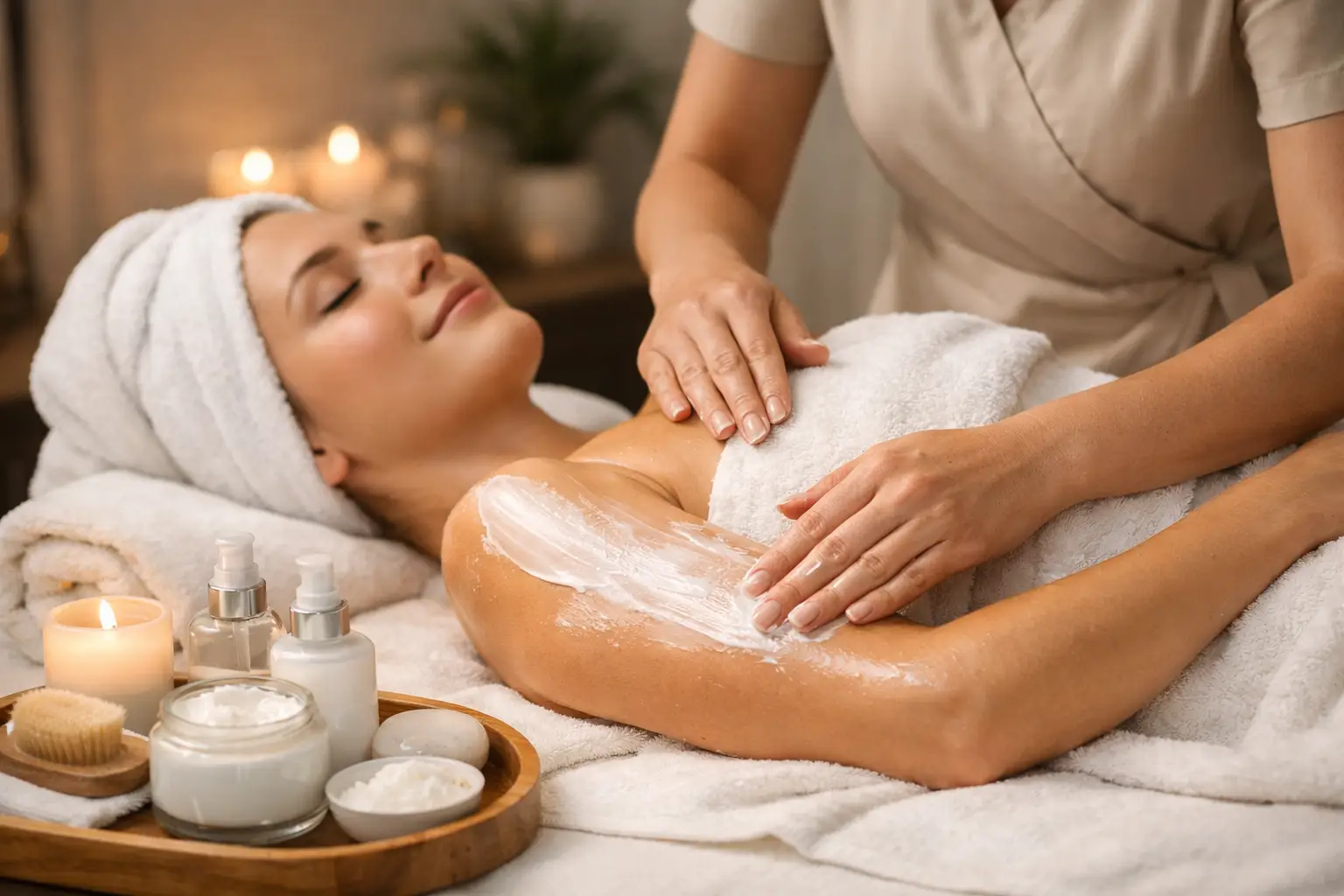 Cream Massage for Smoothness That Feels Good